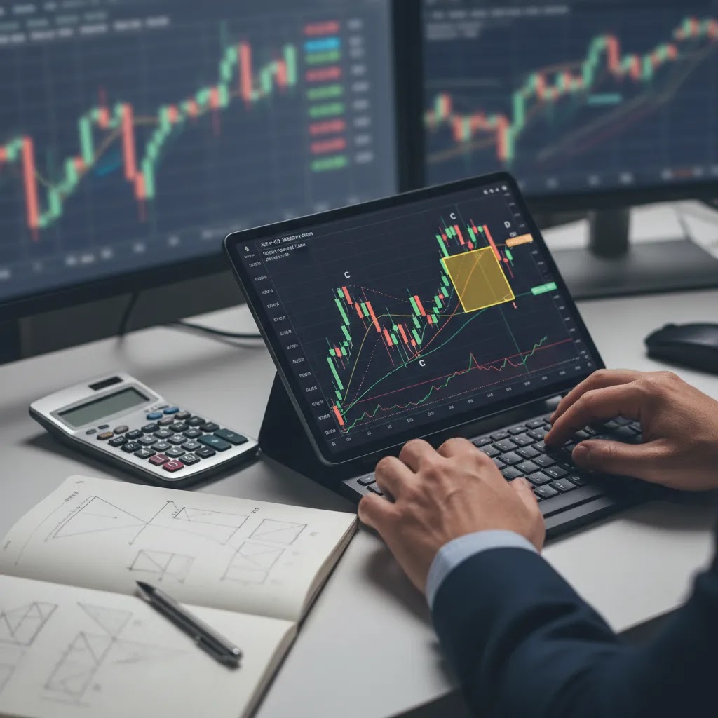 AB=CD pattern analysis with harmonic patterns risk management and disciplined trading setup