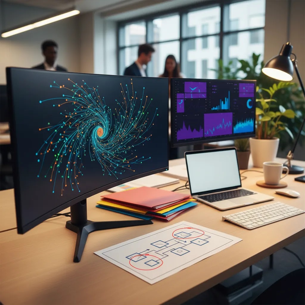 aml uae reporting and suspicious transaction monitoring concept in a compliance workstation