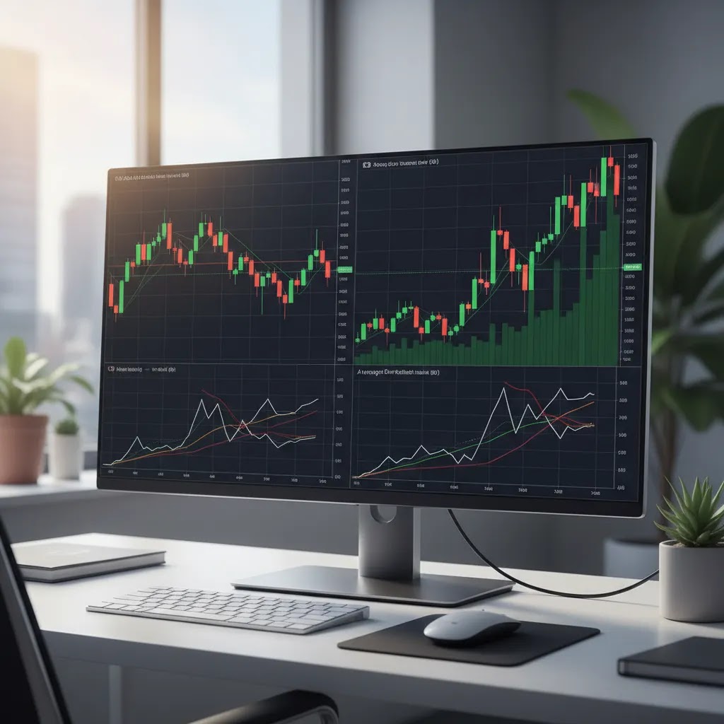 Average directional index chart showing how the ADX indicator measures trend strength instead of price direction