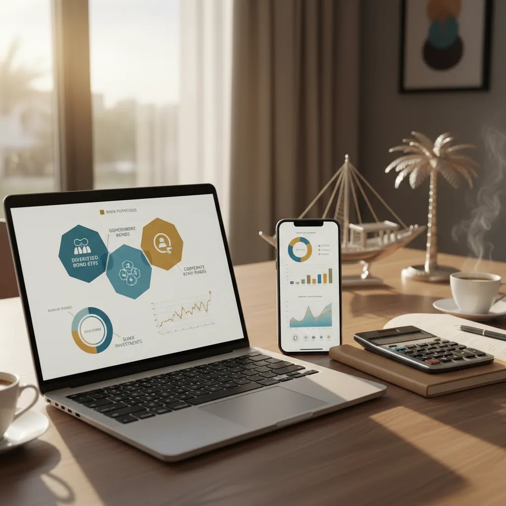 Bonds investing access options including bond ETF, government bond, corporate bond, and sukuk investment