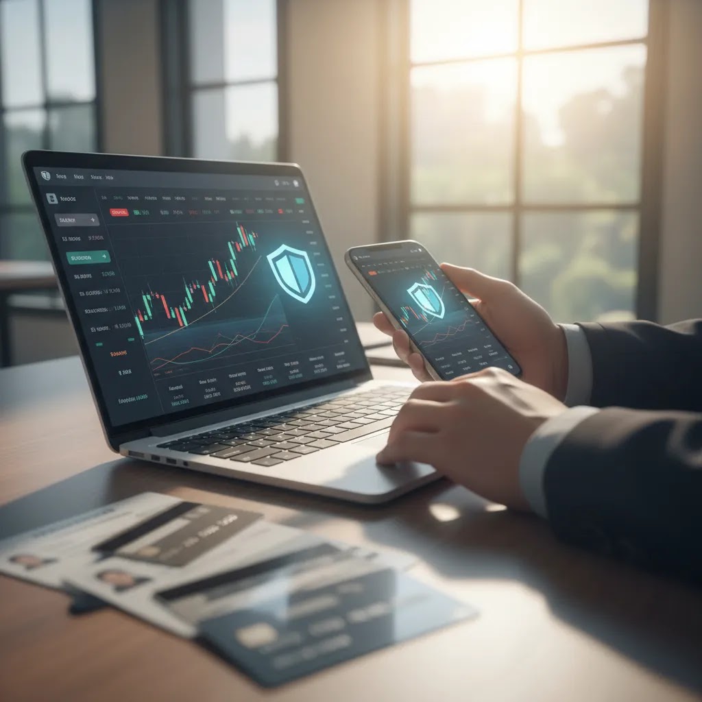 Choosing a regulated platform for blue chip stocks in the UAE with secure investing tools