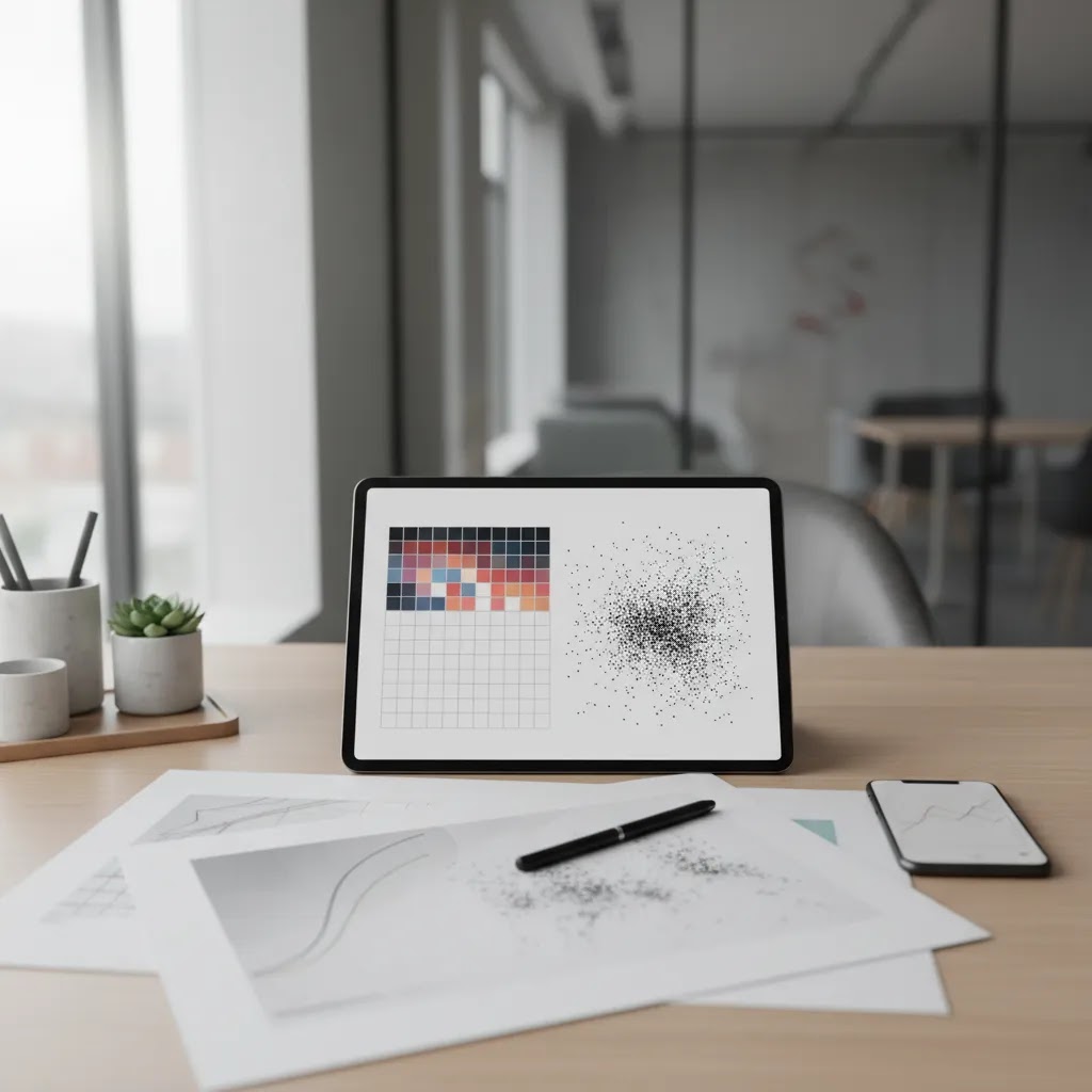 Correlation matrix and correlation coefficient analysis for understanding asset correlation