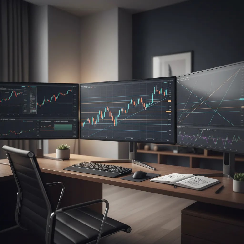 Fibonacci trading strategy setup using fibonacci support resistance and confirmation analysis on multiple charts