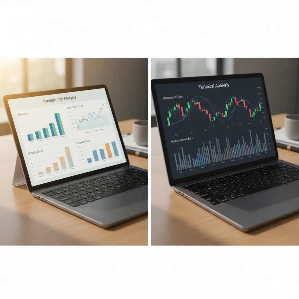 Fundamental screener and technical screener comparison for choosing stock screener criteria