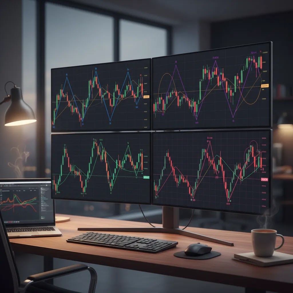 Comparison of harmonic patterns including Gartley pattern Bat pattern Butterfly pattern and Crab pattern