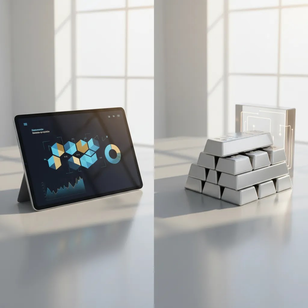 How a silver ETF works compared with physical silver ownership