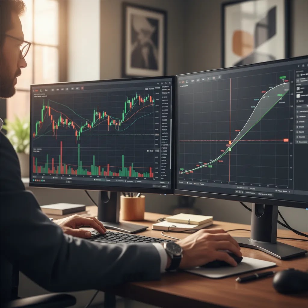 How to backtest using historical market data and trading charts in a professional setup