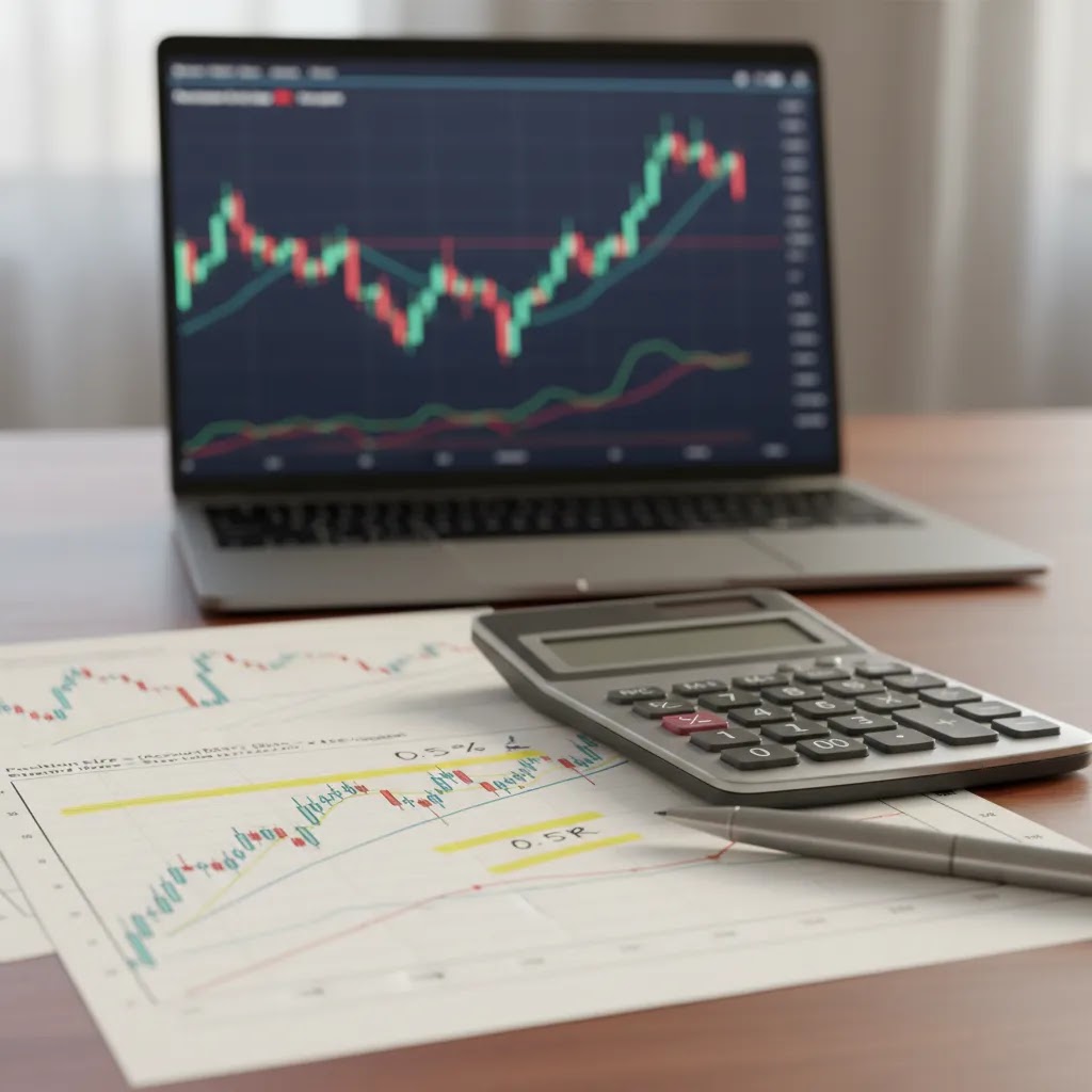 How to calculate position size with formula, stop-loss distance, and account risk planning