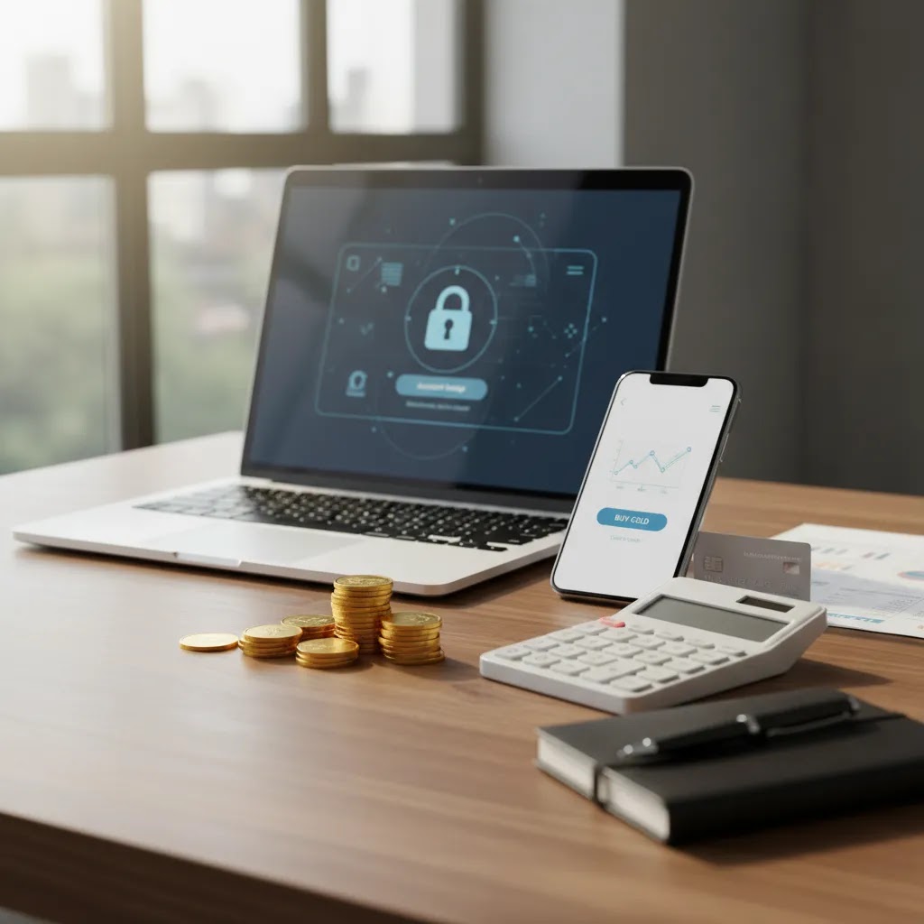 How to trade gold for beginners in the UAE with trading platform and cost planning