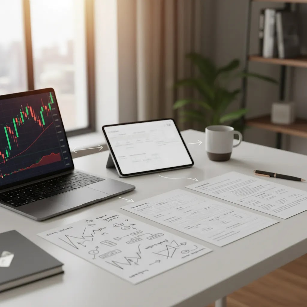 How to write a trading plan step by step with a beginner trading plan template and trading routine setup
