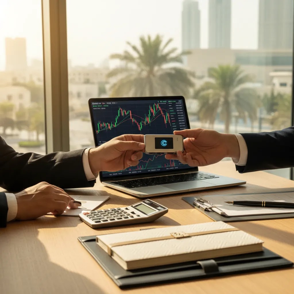 institutional crypto trading and settlement workflow for large crypto trades in Dubai