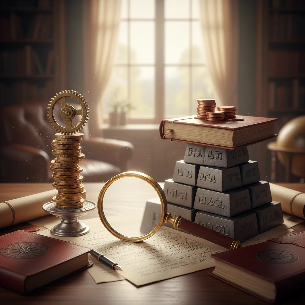 Margin of safety concept showing overvalued vs undervalued stock and book value comparison