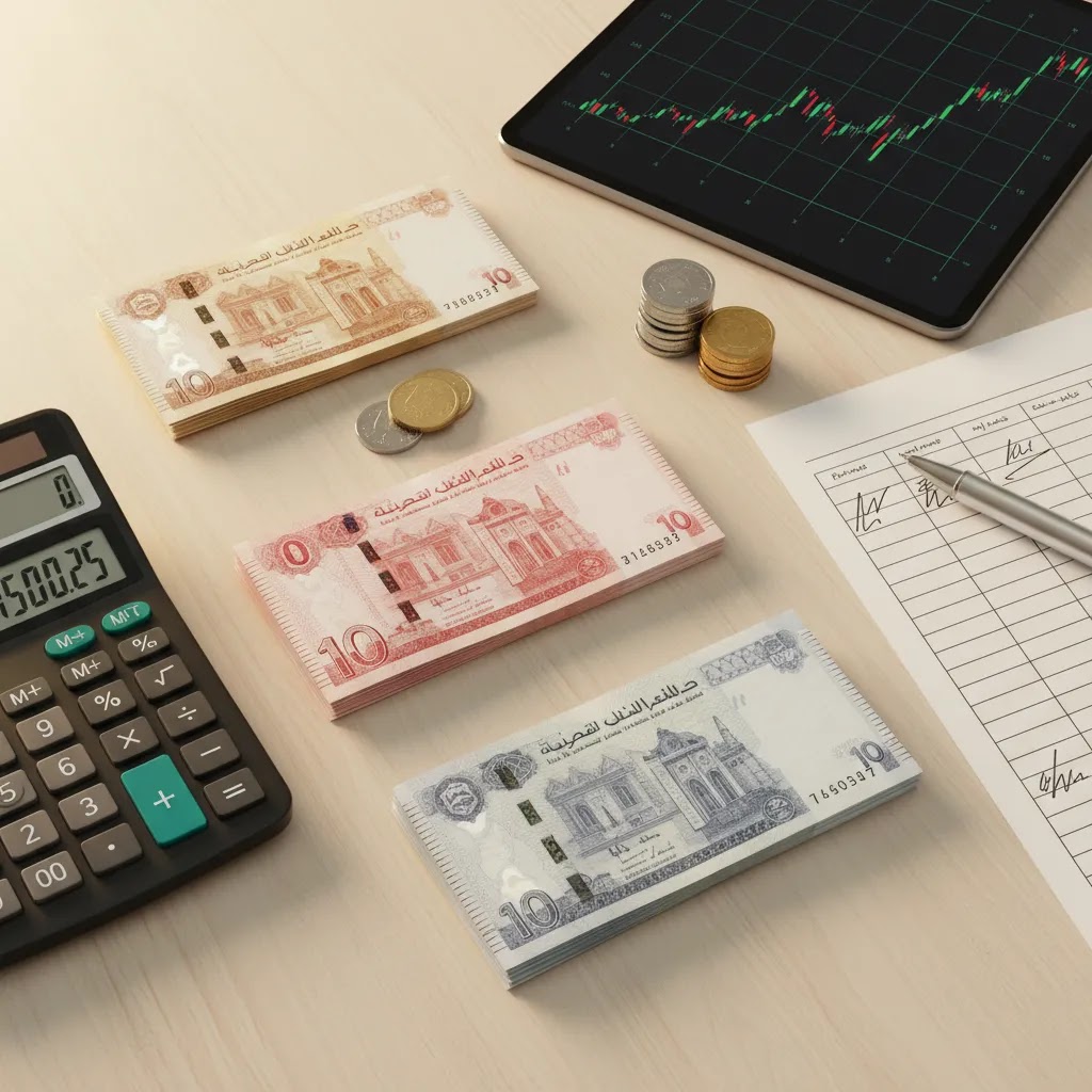Minimum investment UAE planning desk showing how much money to start trading with small capital