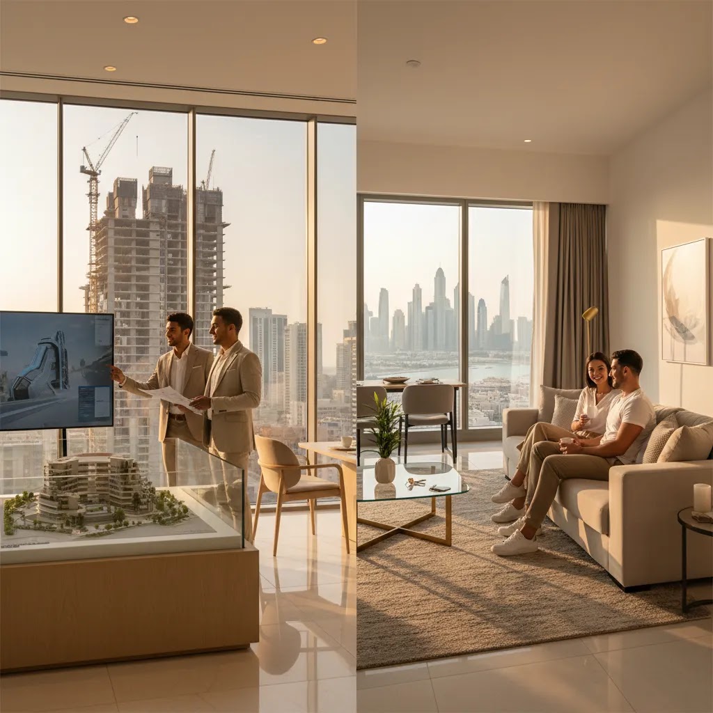Off plan property Dubai versus ready apartment comparison for real estate investment in Dubai