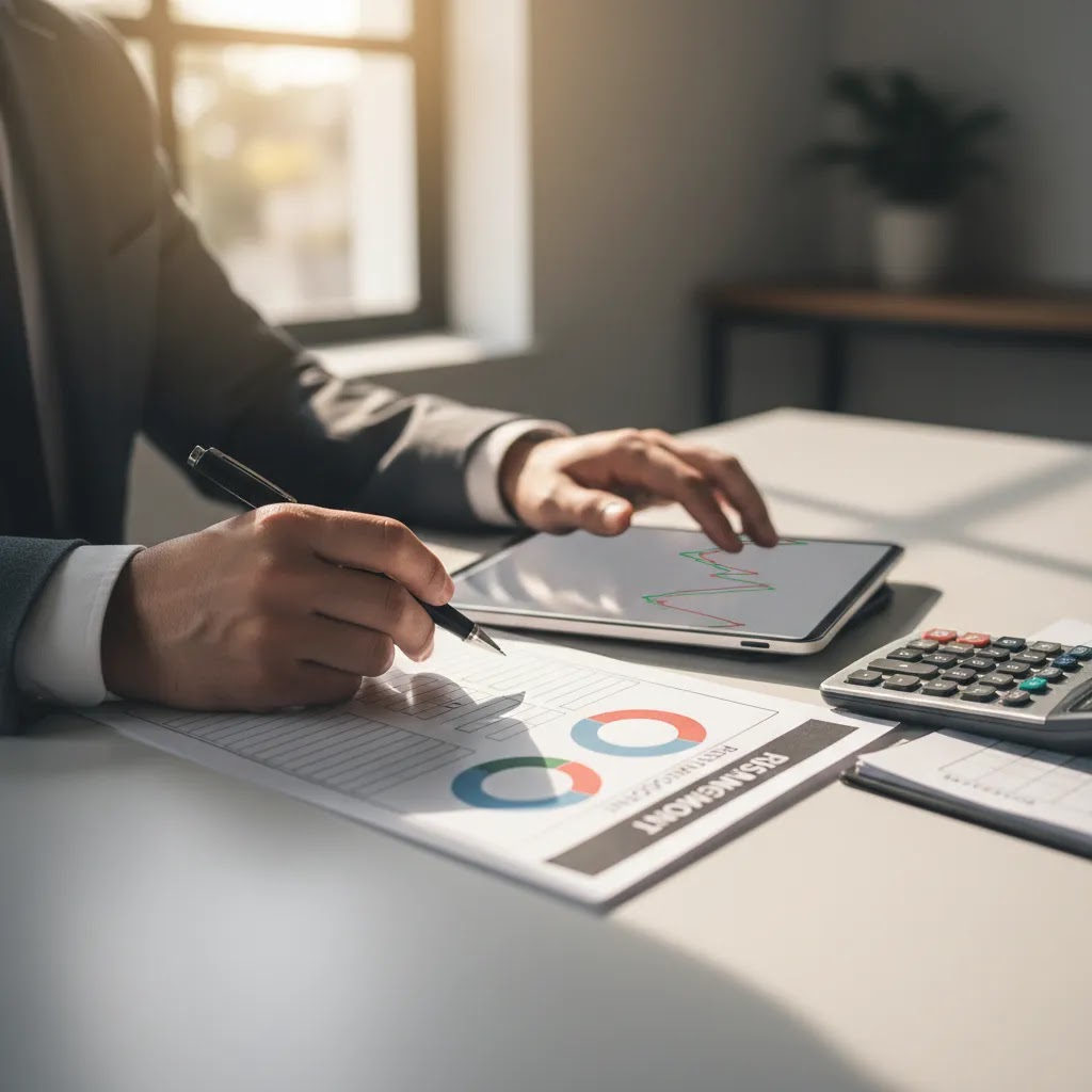 Position sizing and risk per trade concept for risk management in trading