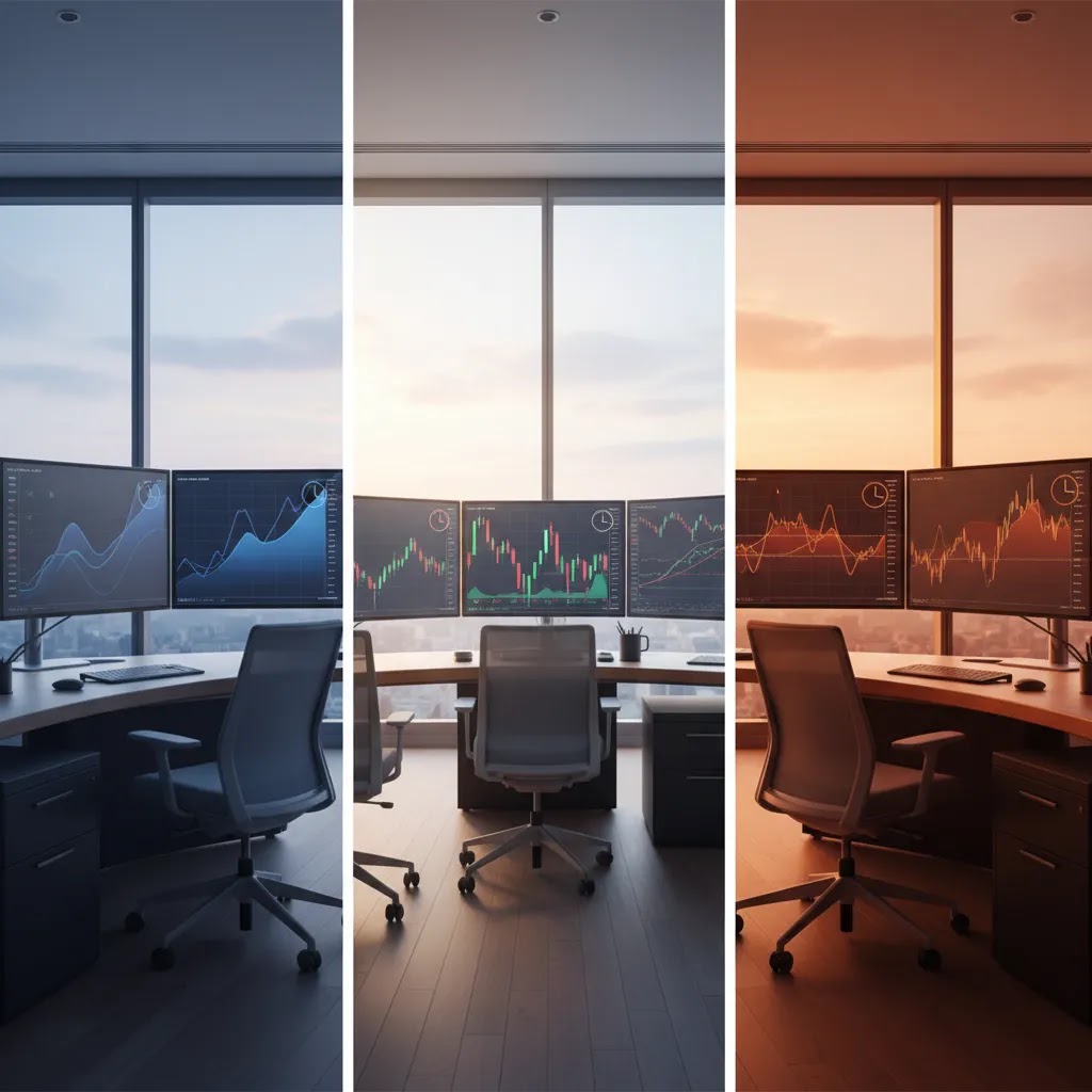 Pre market trading compared with regular market hours and after hours trading sessions