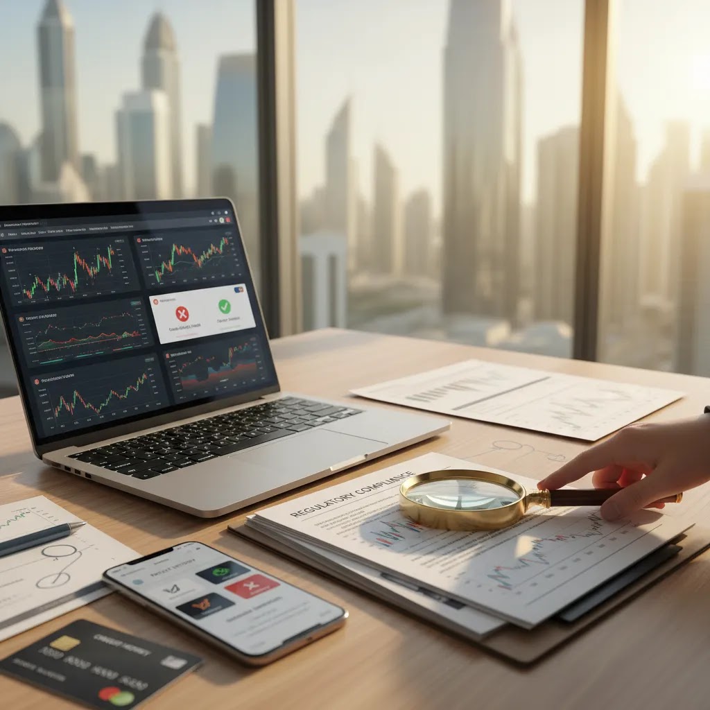 Prop firm due diligence in the UAE with challenge payment review and proprietary trading platform checks