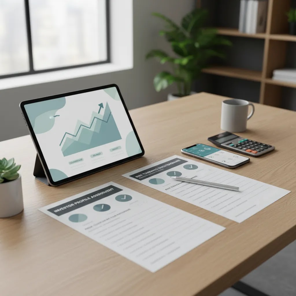 Risk tolerance questionnaire and investor profile assessment for determining investment risk level