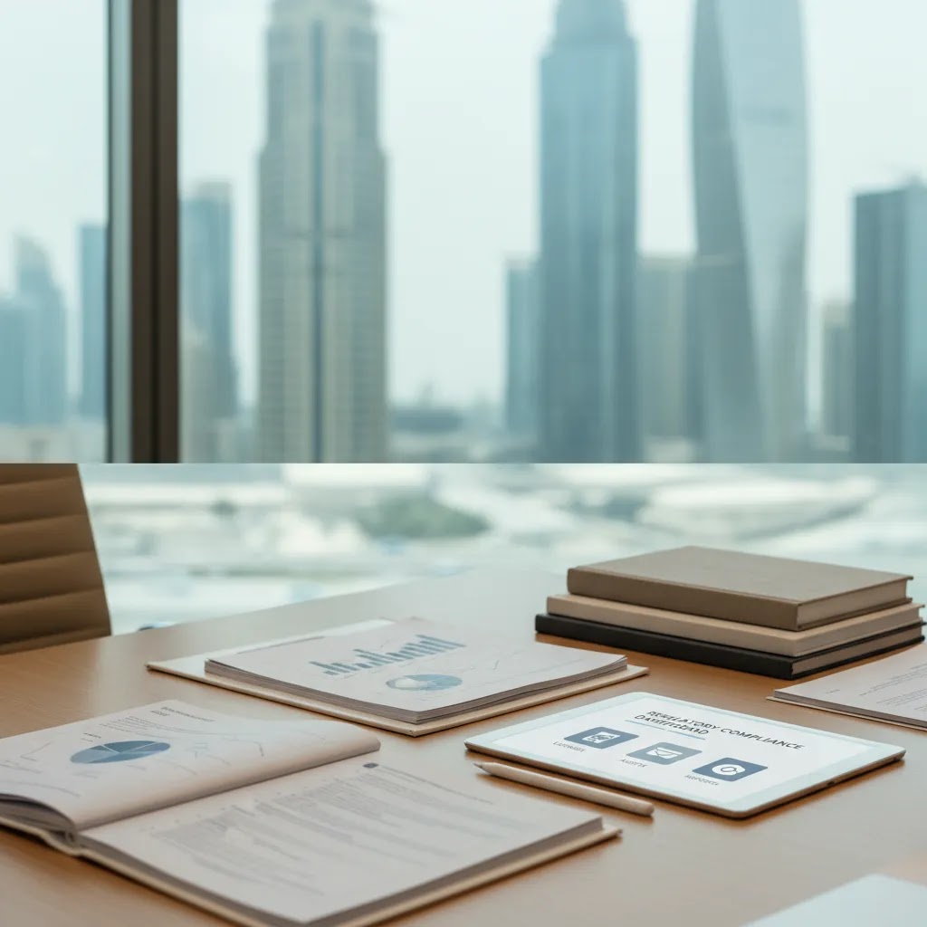 sca regulated broker and dfsa regulated broker concept image for understanding regulated broker UAE oversight