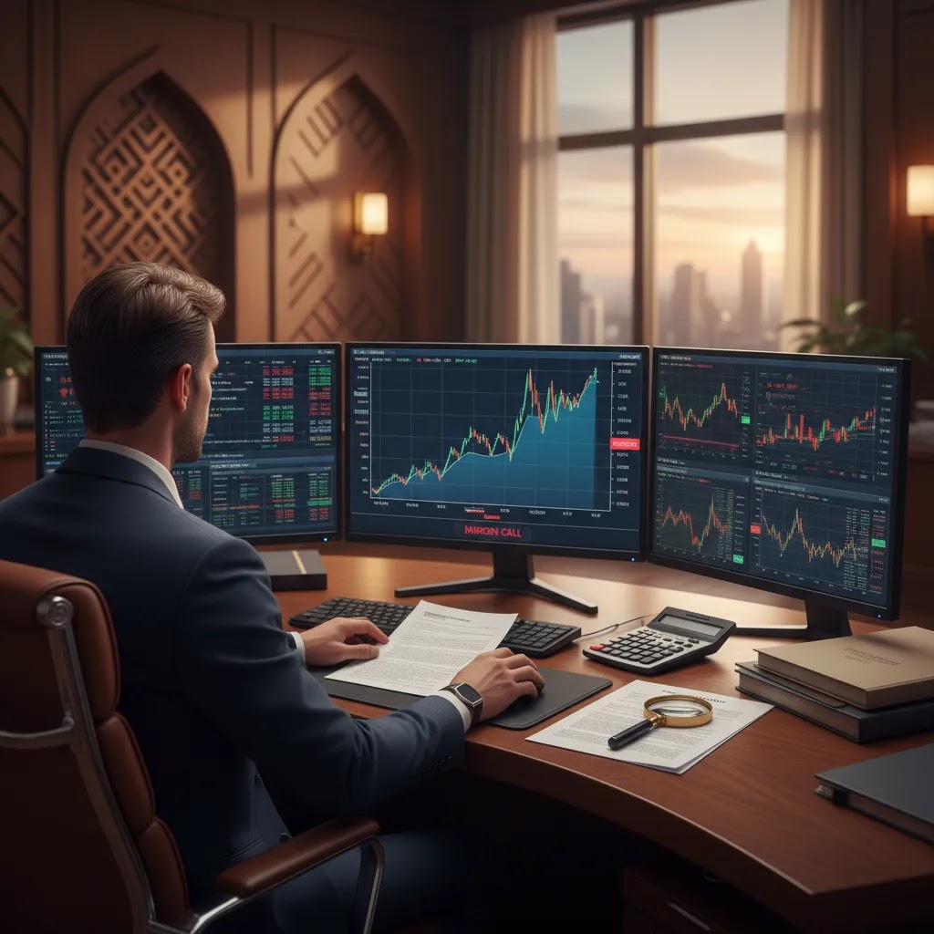 Short selling risks illustrated with margin analysis, market reversal, and short squeeze trading scenario