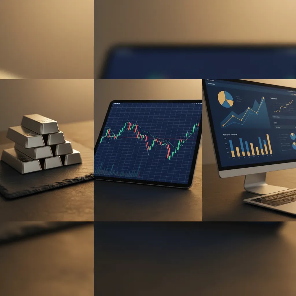 Silver ETF vs physical silver vs XAGUSD comparison for investors