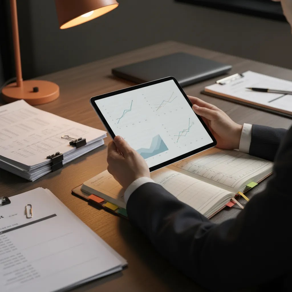 Stock evaluation and stock due diligence using valuation charts and a decision checklist