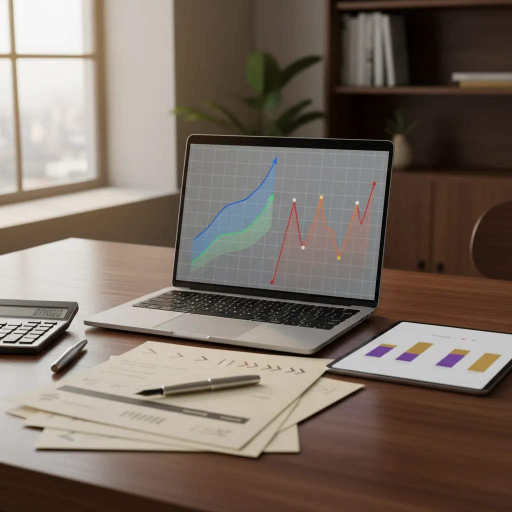 Strategy backtesting metrics analysis with equity curve and risk performance charts