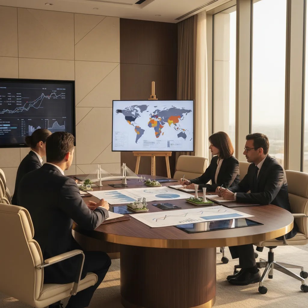 UAE sovereign wealth funds governance image showing oversight of UAE government investments and long-term strategy