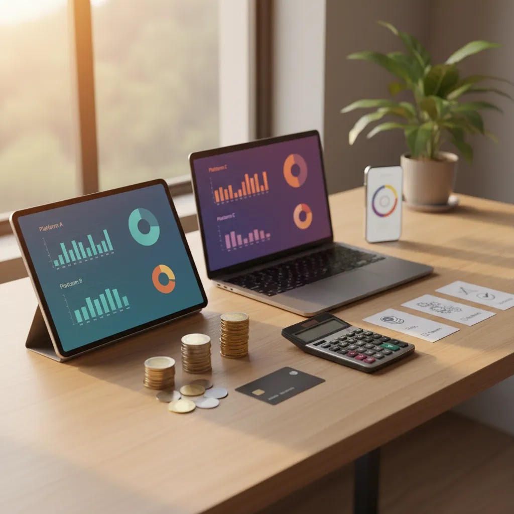 US stock trading platform UAE comparison showing fees tools and investment platform selection
