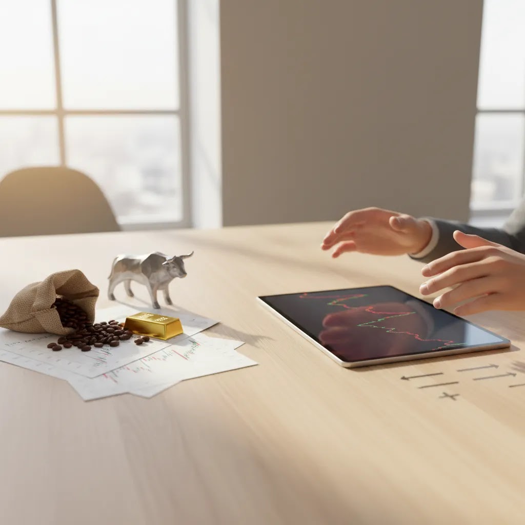 What is CFD trading meaning shown with asset price movement and non-ownership concept