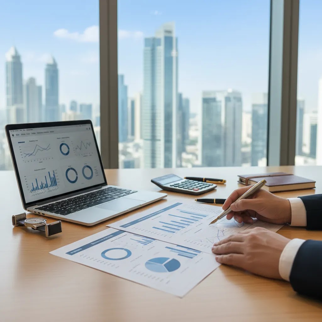 Where to invest in UAE image showing risk liquidity and time horizon evaluation for investors