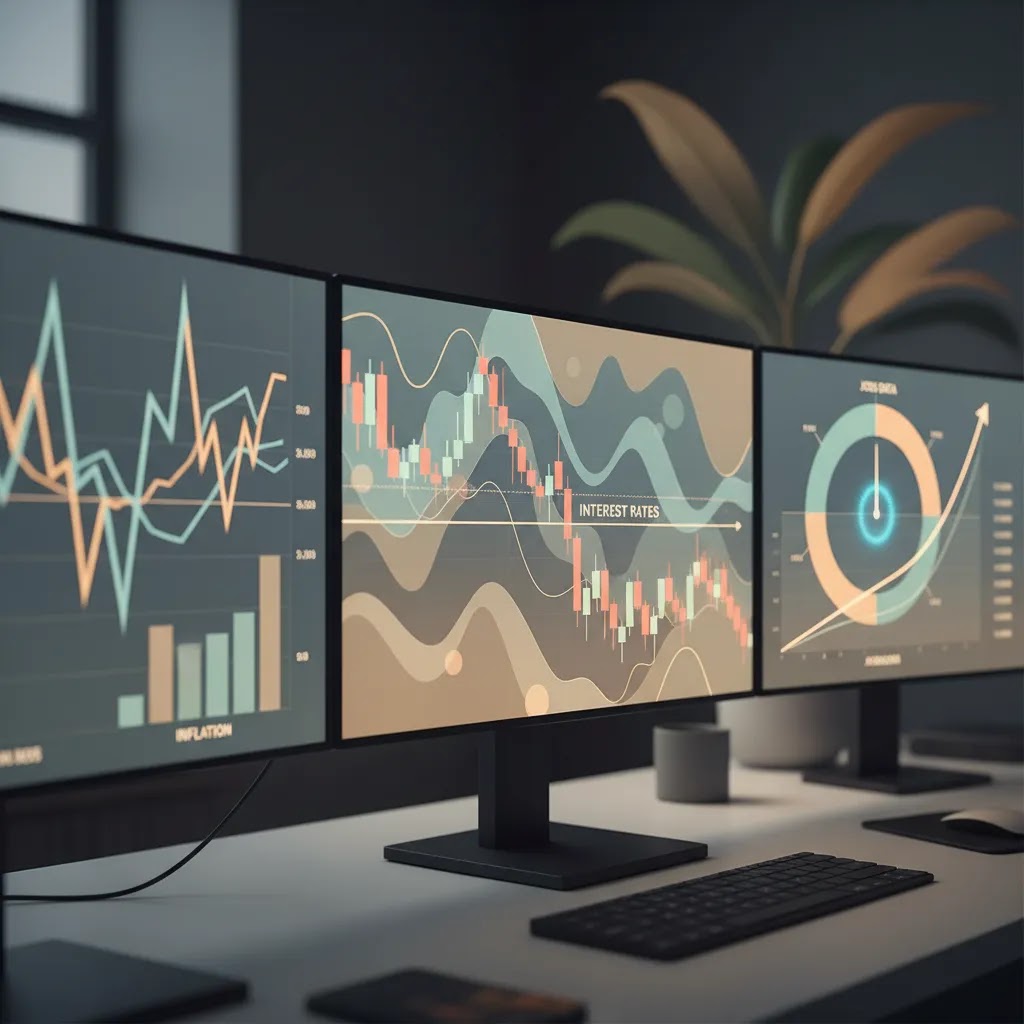 Why forex news matters illustration with forex market volatility and economic event monitoring